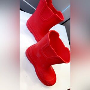 Zara Kids Red Rain Boots size EUR-27, US-10